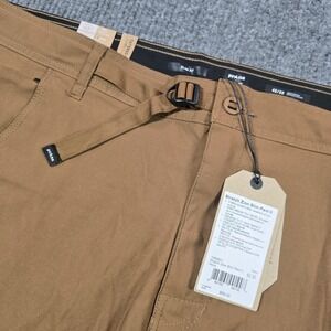 PrAna Stretch Zion Slim Pant II Pants Mens 42x32 Sepia Brown Hiking Outdoor NEW